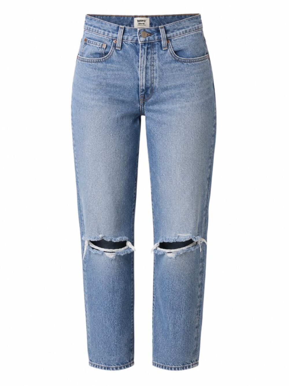 Aritzia Sunday Best Light Wash Distressed Jeans 27